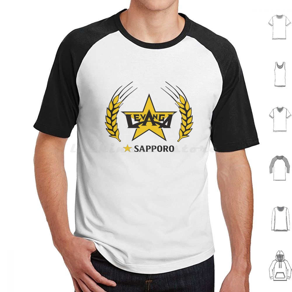 Wine Beer Best - Sapporo T-shirt 6XL Katoen Cool Tee