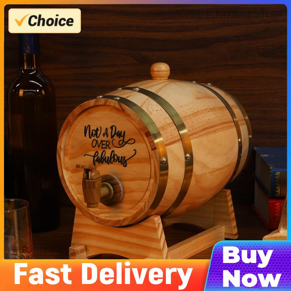 Wine Beer Tequila - 3L Wijnvat met standaard, stop en