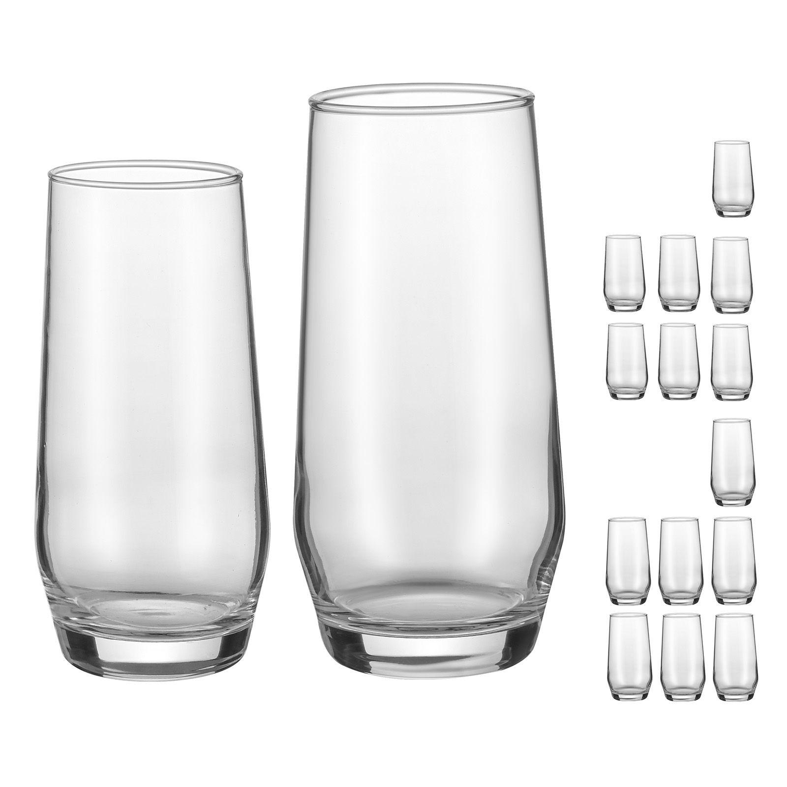 Drinkglazenset, 16-delige kris - Wine Beer Mixed Drinks recensie en prijs