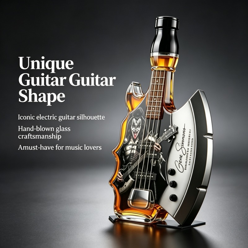 Creatieve gitaarvormige glazen - Wine Beer And Spirits recensie en prijs